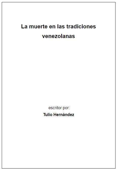 La muerte en las tradiciones venezolanas