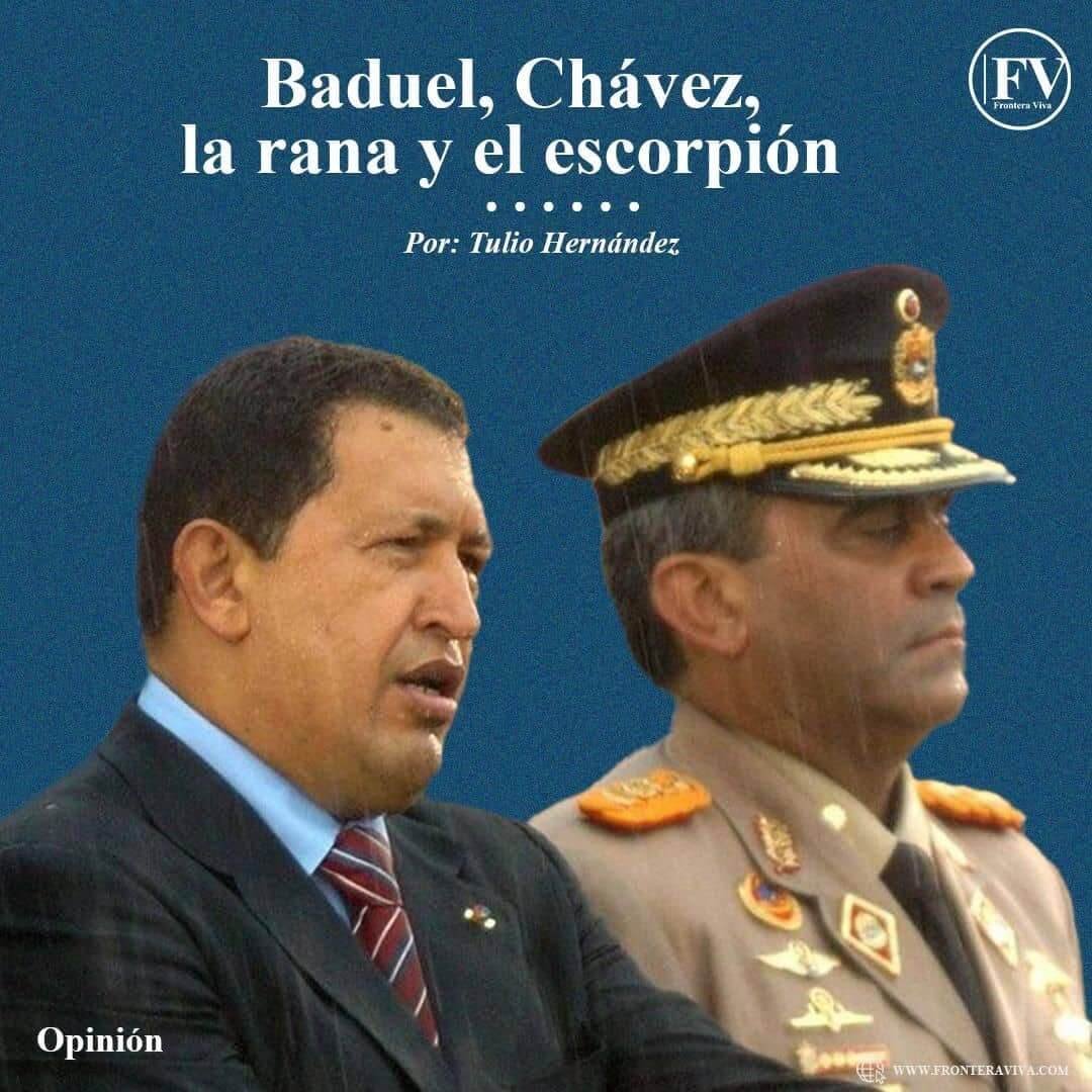 Baduel, chavez la rana y el escorpion