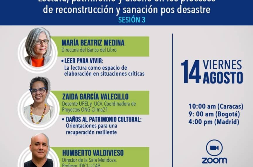 Lectura, patrimonio y diseño en los procesos de reconstrucción y sanación posdesastre».